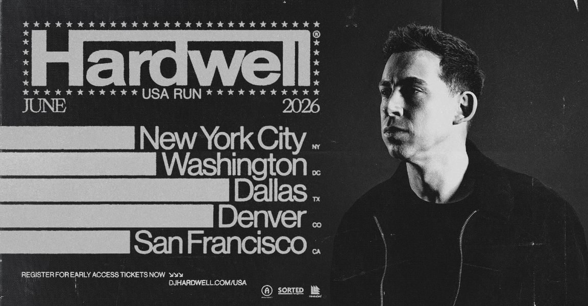 HARDWELL CONFIRMS FIVE-CITY NORTH AMERICAN RUN FOR 2026